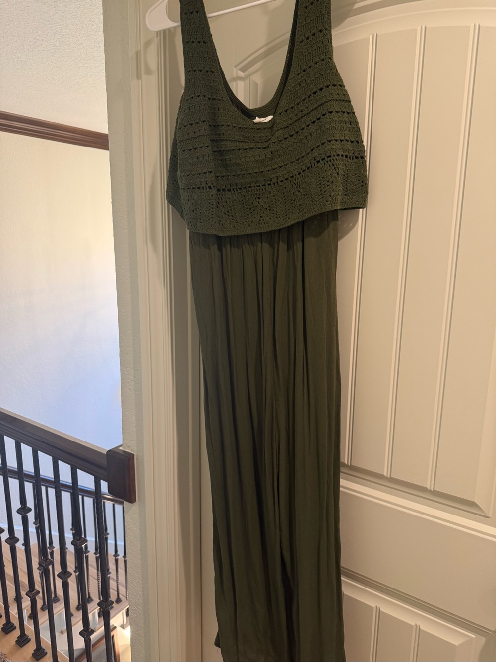 NWT Olive Green Sleeveless Jumpsuit